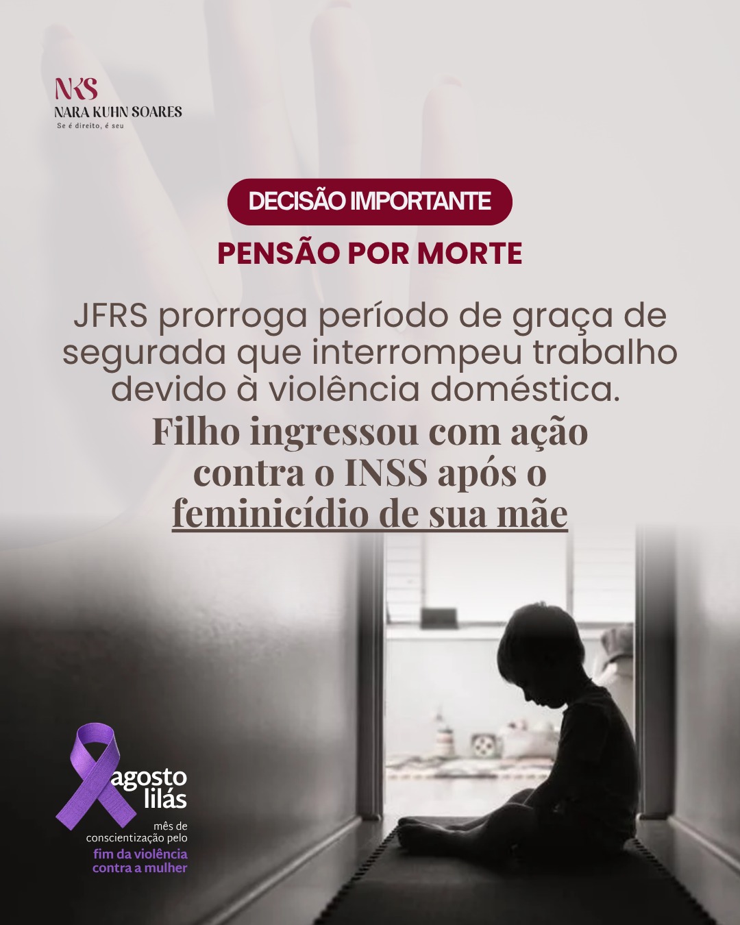 Pensão por morte: Justiça reconhece proteção previdenciária em caso de violência doméstica